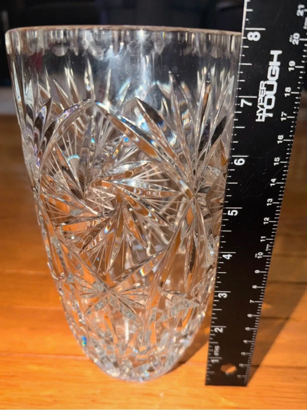 J.G. Durand 24% Lead Crystal 8” Vase in the elegant 